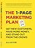The 1-Page Marketing Plan: Get New Customers, Make More Money, And Stand out From The Crowd cover